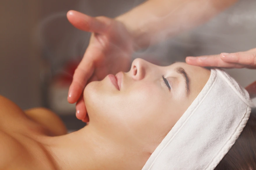 Facial steam treatment